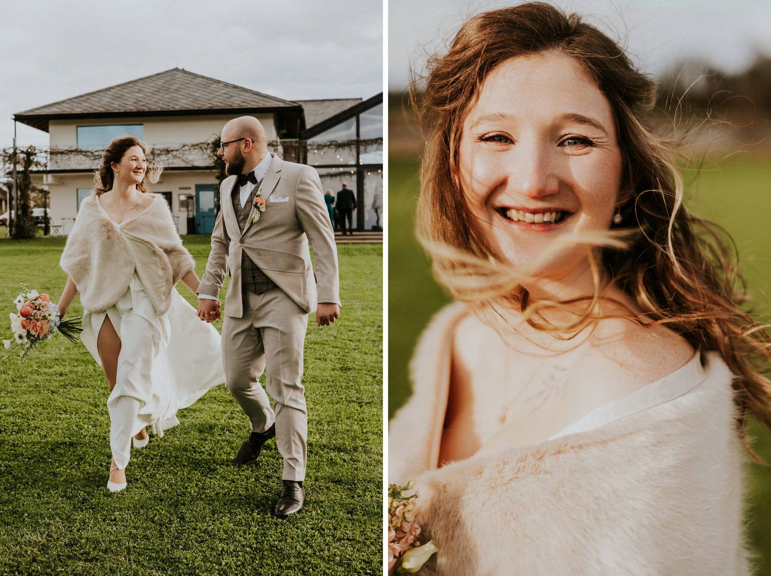 Para młoda radosna na świeżym powietrzu