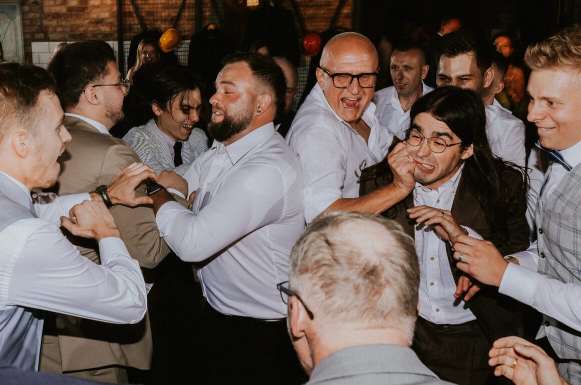Goście podczas wesela w Szybie Bończyk w Mysłowicach